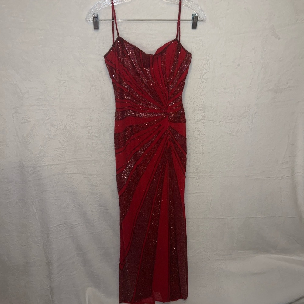 Vintage Cache Beaded Gown
